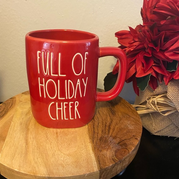 Rae Dunn Accessories - Rae Dunn “Full Of Holiday Cheer” Red New